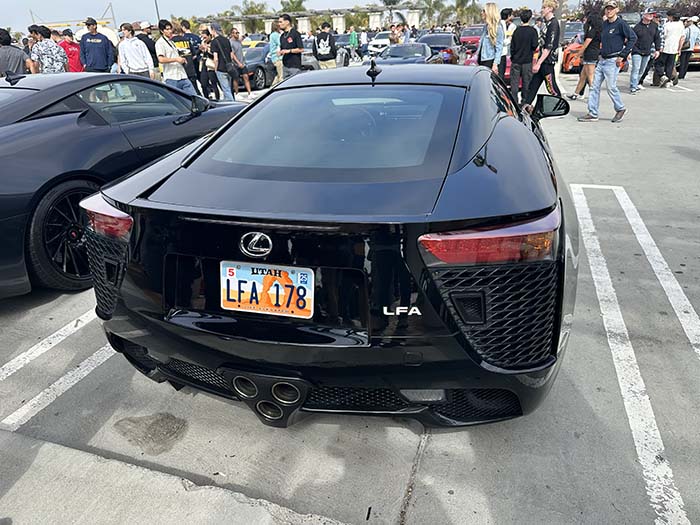 LFA178 vanity license plate meaning LFA #178