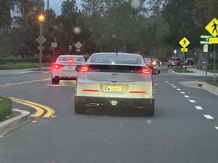 CHRGZ vanity license plate