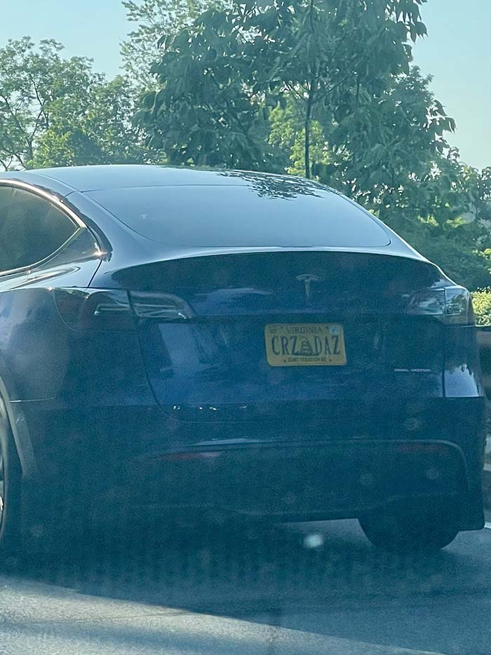 CRZDAZ vanity license plate