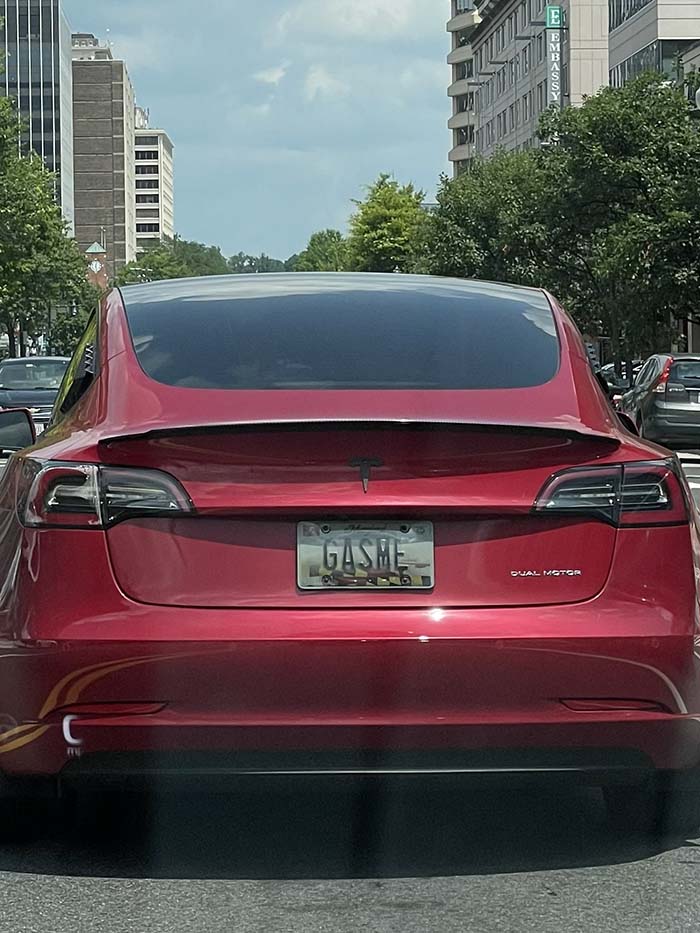 GASME vanity license plate