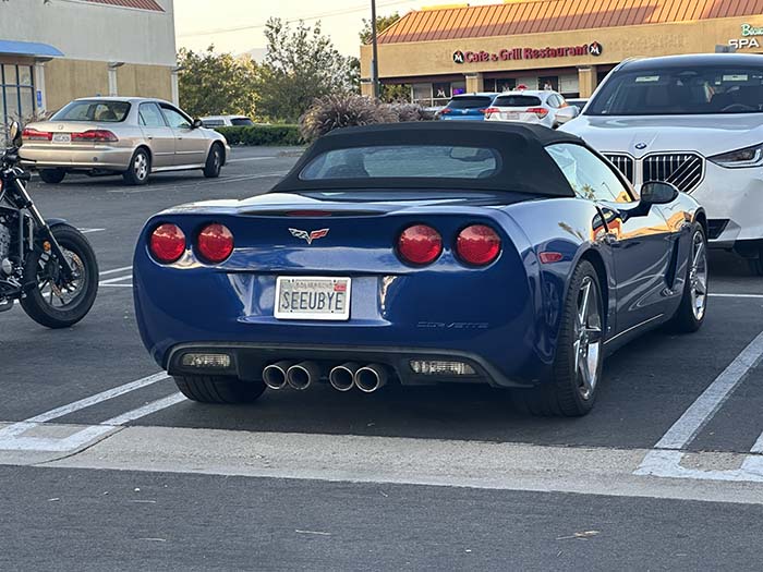 SEEUBYE vanity license plate