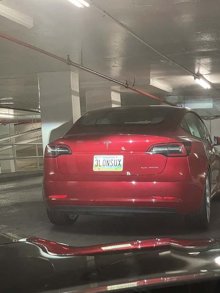 3LONSUX vanity license plate meaning 3LONSUX