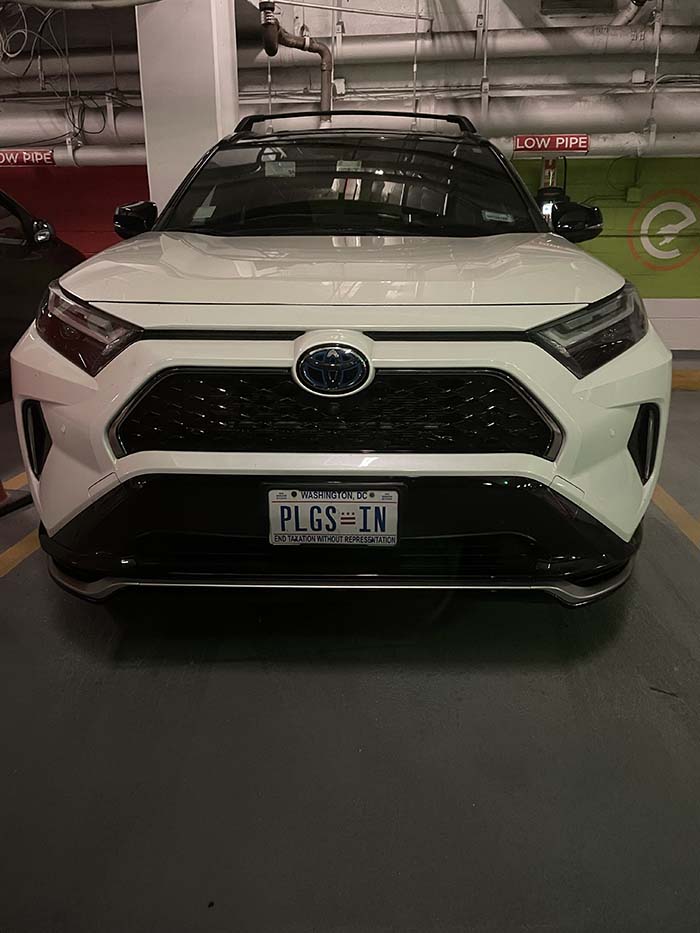 PLGSIN vanity license plate