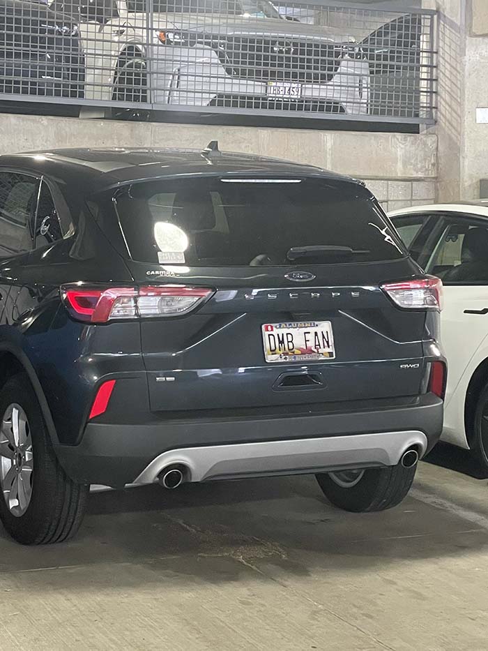 DMBFAN vanity license plate
