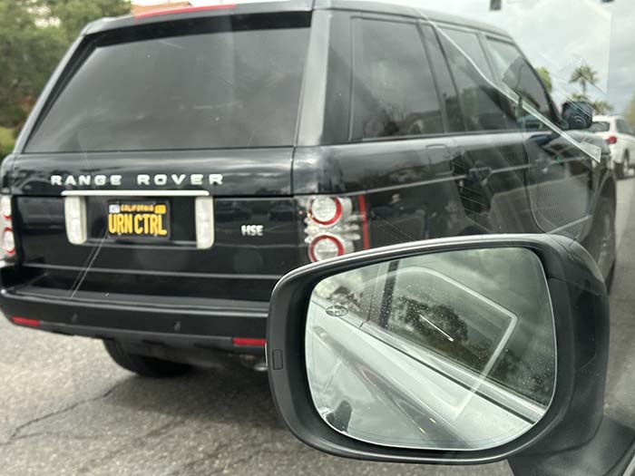 URNCTRL vanity license plate