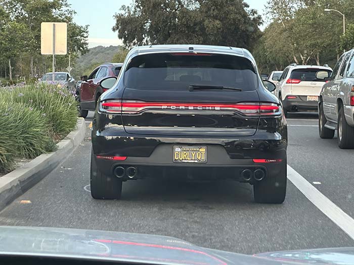 CURLYQT vanity license plate