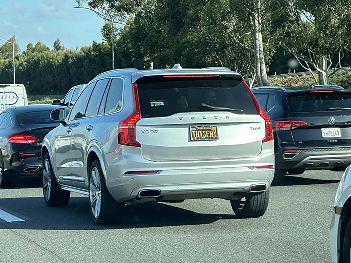 THISFNY vanity license plate meaning This Is Funny