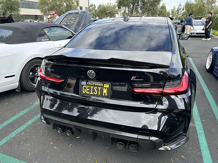 GEISTM vanity license plate meaning Ghost 'eM (BMW M)