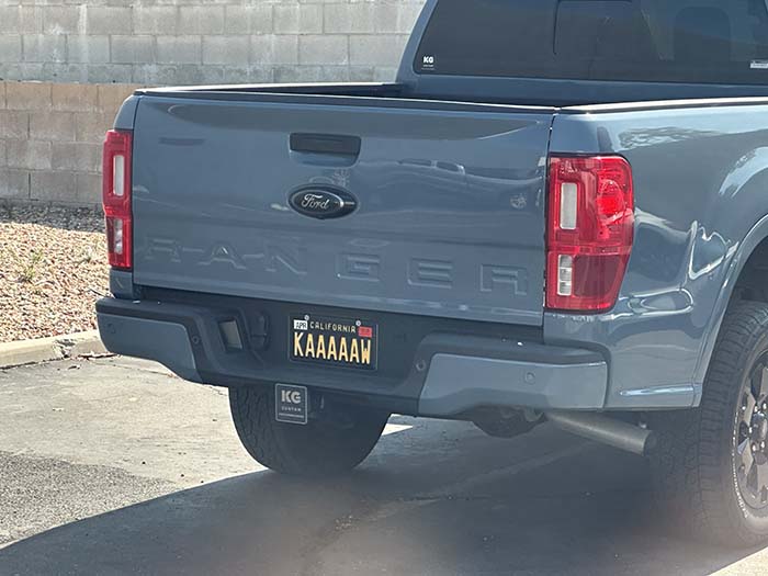 KAAAAAW vanity license plate meaning Kaw (crow)