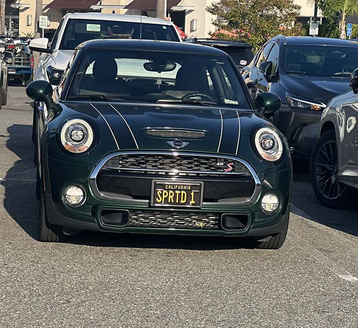 SPRTD1 vanity license plate