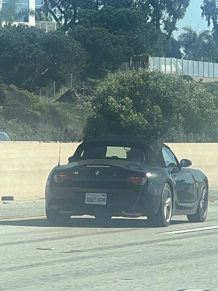 ANOTHRM vanity license plate meaning Another (BMW) M