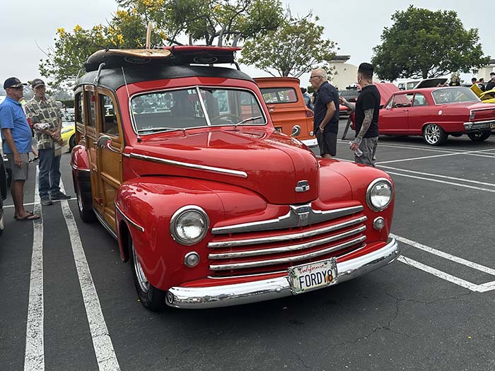 FORDY8 vanity license plate meaning 1948 (Ford Woody)