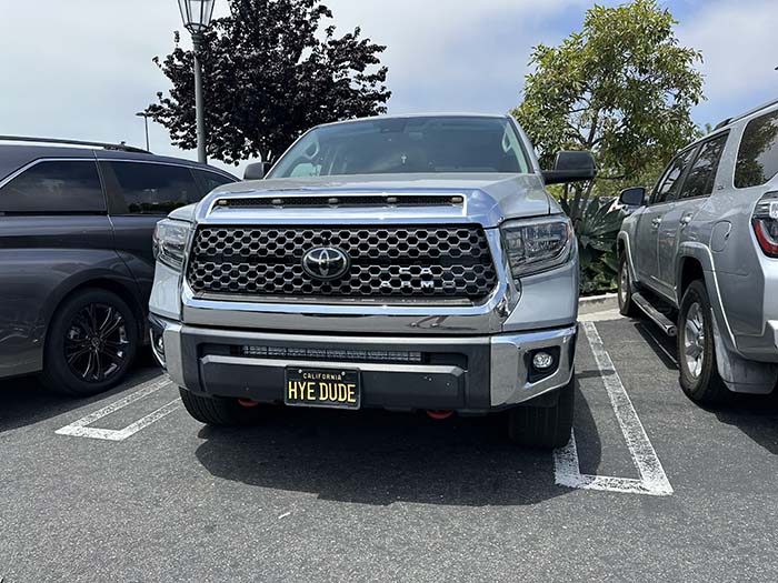 HYEDUDE vanity license plate