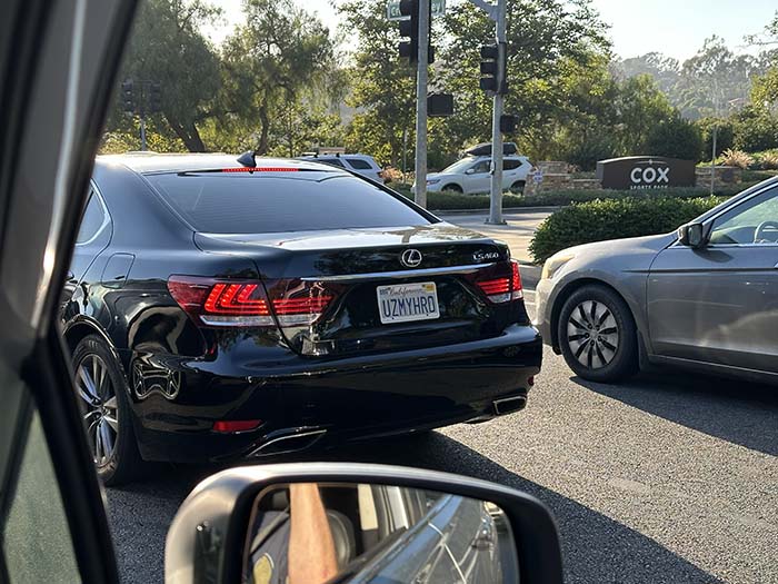 UZMYHRO vanity license plate