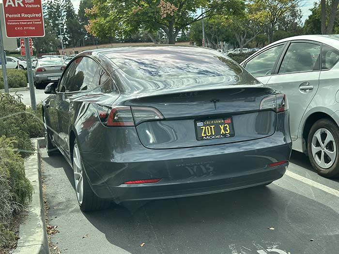 ZOTX3 vanity license plate