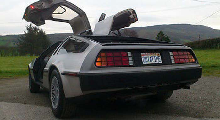 OUTATIME vanity license plate