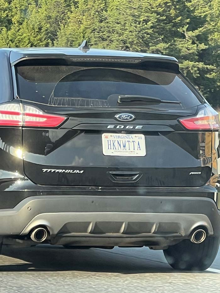 HKNMTTA vanity license plate