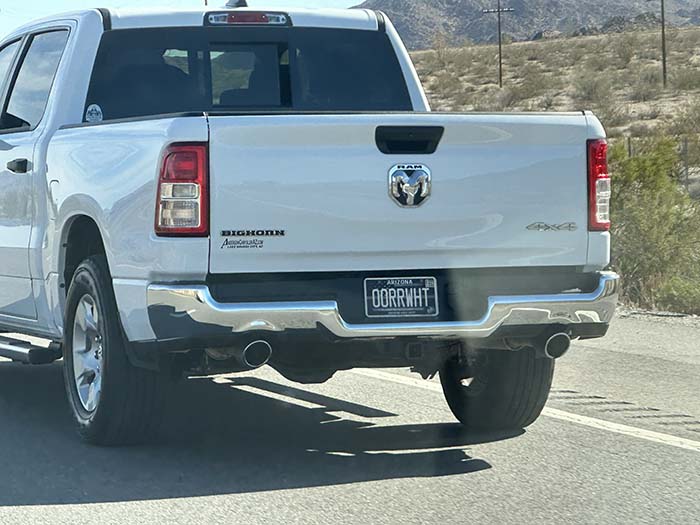 OORRWHT vanity license plate meaning Or What?