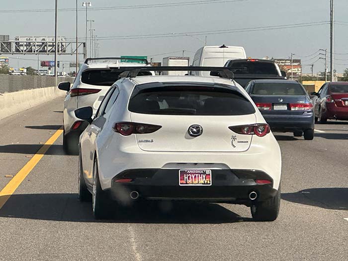 H3YTHX vanity license plate meaning Hey, Thanks