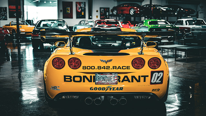 BONDVET vanity license plate meaning Bond Corvette