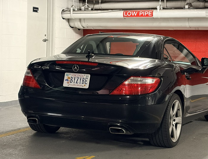 BYZYBE vanity license plate