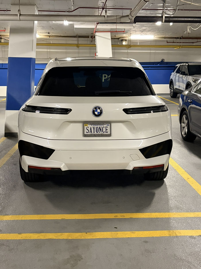 SAYONCE vanity license plate