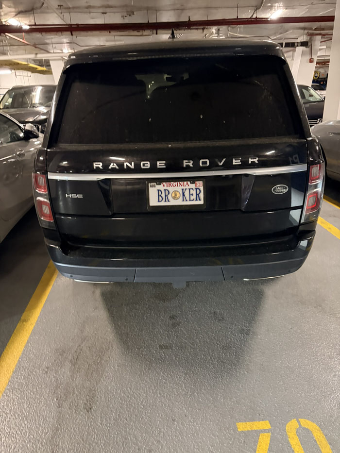 BRKER vanity license plate