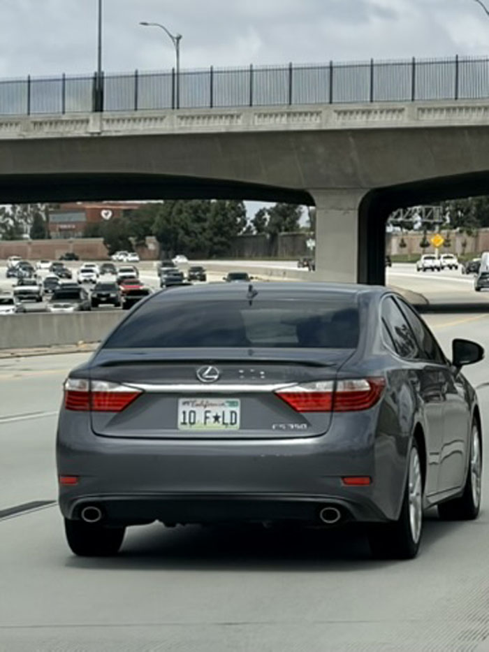 10FLD vanity license plate meaning 10 Fold