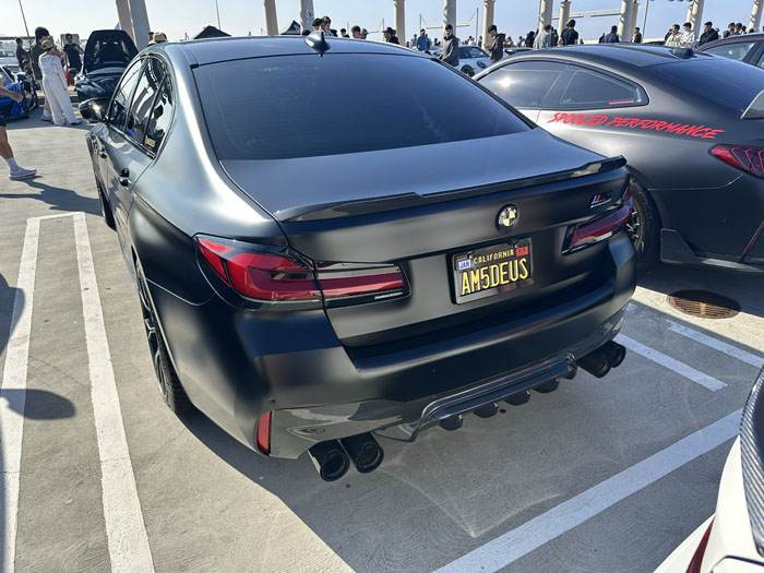 AM5DEUS vanity license plate