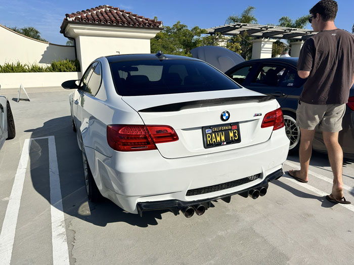 RAWWM3 vanity license plate meaning Raw (BMW) M3