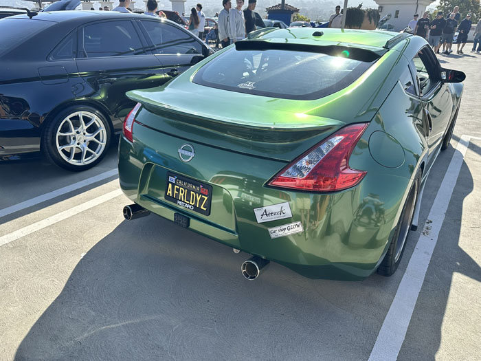AFRLDYZ vanity license plate