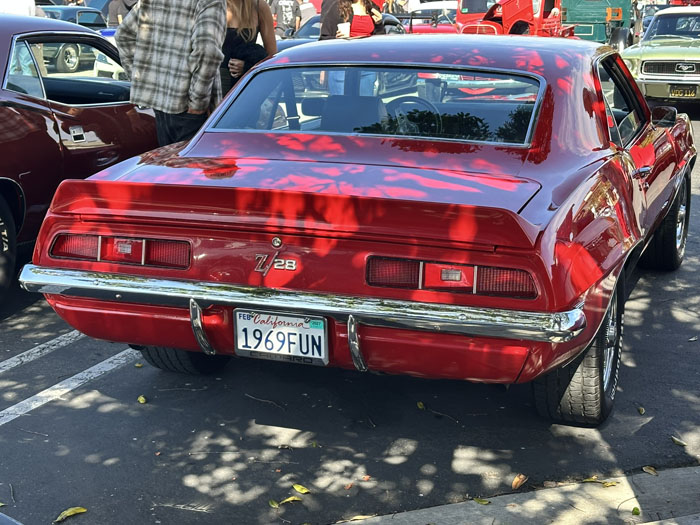 1969FUN vanity license plate