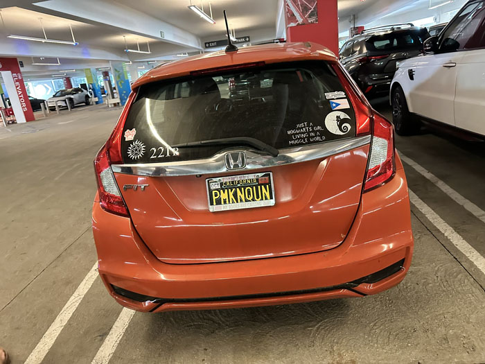 PMKNQUN vanity license plate meaning Pumpkin