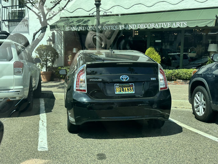 BFLYKSS vanity license plate meaning BFLYKSS