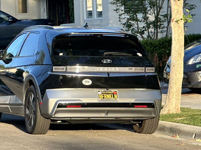 BFRNKLN vanity license plate