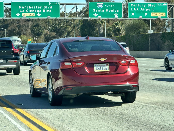 CH1LUV vanity license plate meaning Chi Love
