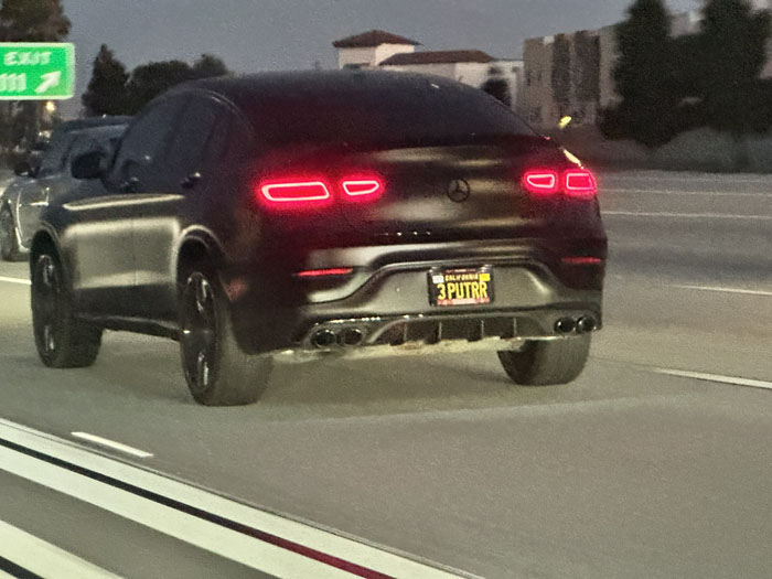 3PUTRR vanity license plate