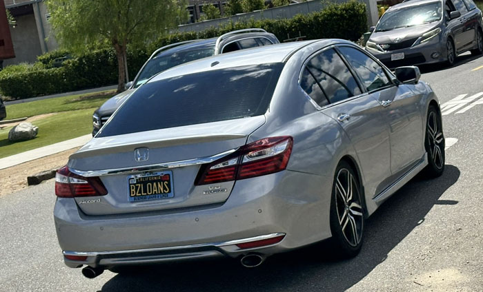 BZLOANS vanity license plate