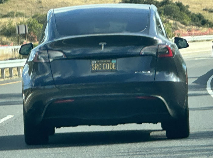 SRCCODE vanity license plate